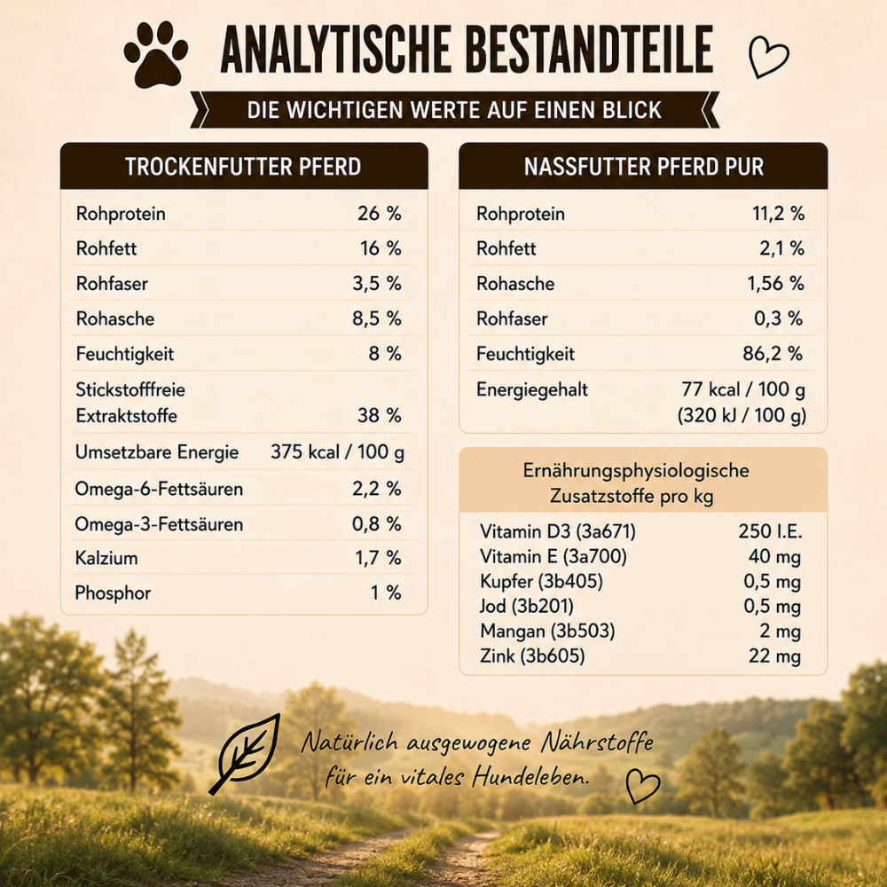 Adult Futterpaket Pferd - getreidefrei-Hundebedarf-Wildfang Petcare GmbH-