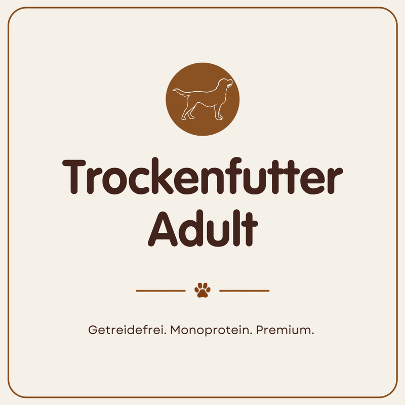 Trockenfutter für ausgewachsene Hunde