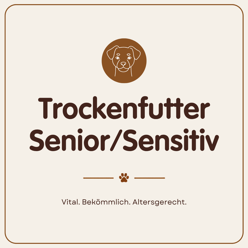 Trockenfutter für Senioren & sensible Hunde