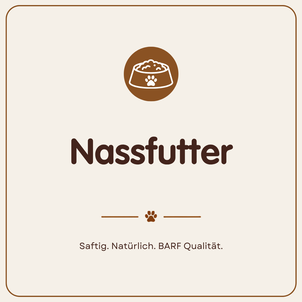 Nassfutter