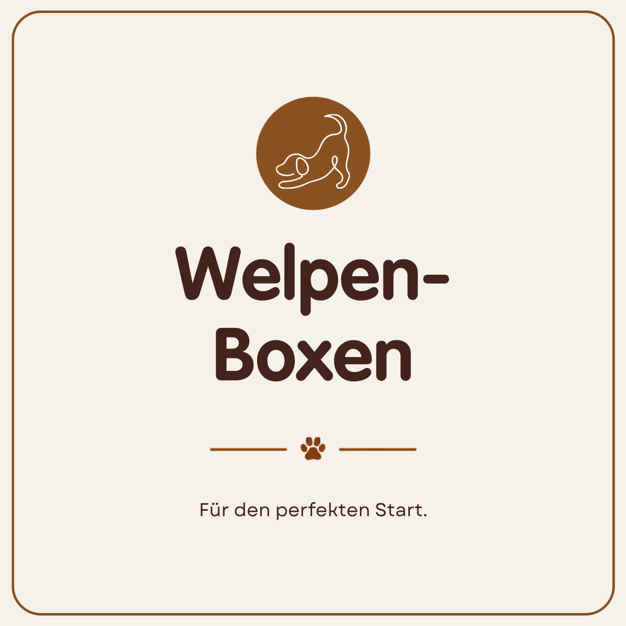 Wildfang-Kategorie Welpenboxen