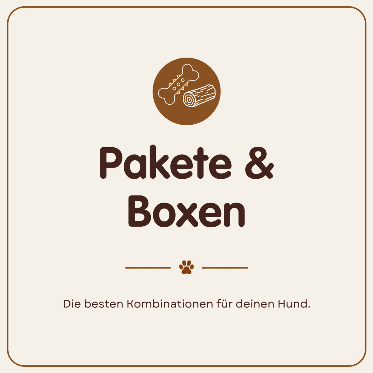 Pakete und Boxen