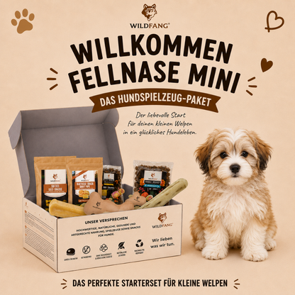 Welpen Paket "Willkommen Fellnase Mini"-Hundebedarf-Wildfang-