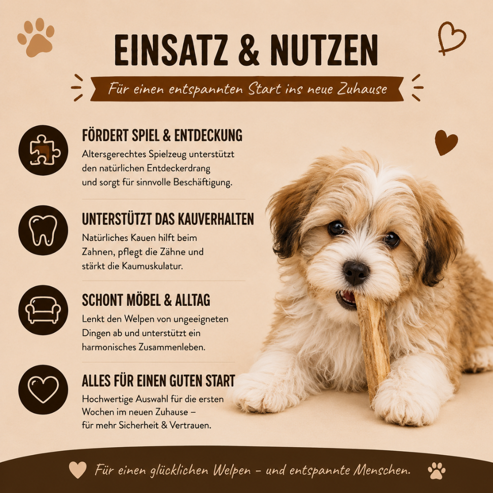 Welpen Paket "Willkommen Fellnase Mini"-Hundebedarf-Wildfang-