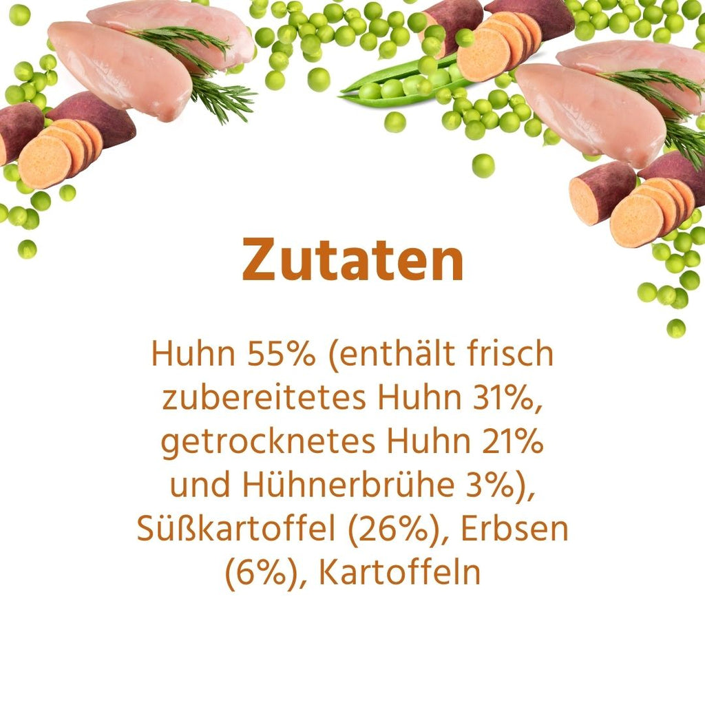 Adult Futterpaket Huhn - getreidefrei-Hundefutter-Wildfang-