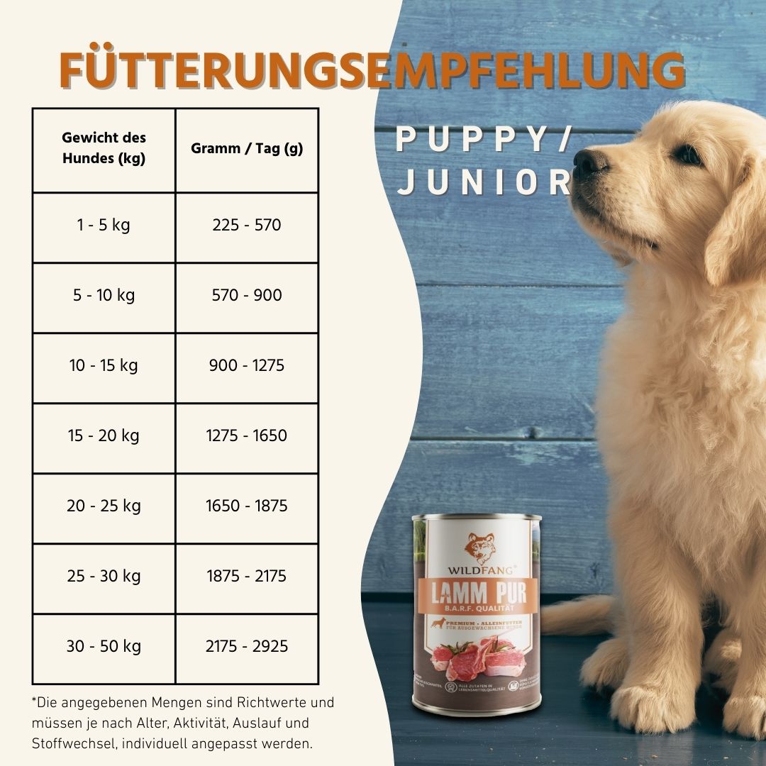 Adult Futterpaket Lamm - getreidefrei-Hundefutter-Wildfang-