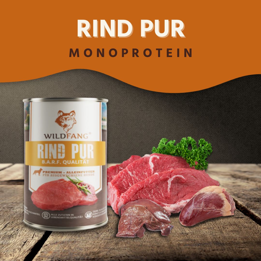 Adult Futterpaket Rind - getreidefrei-Hundefutter-Wildfang-