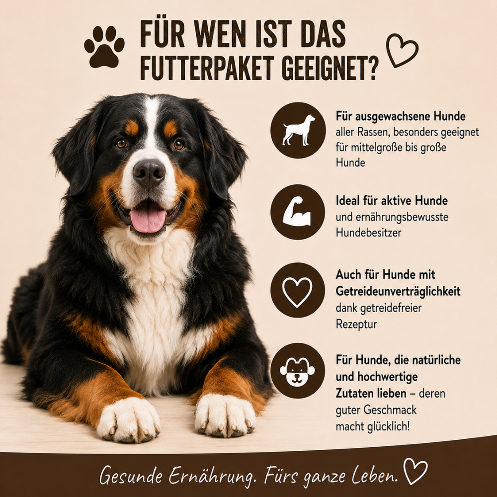 Adult Futterpaket Rind - getreidefrei-Hundefutter-Wildfang-
