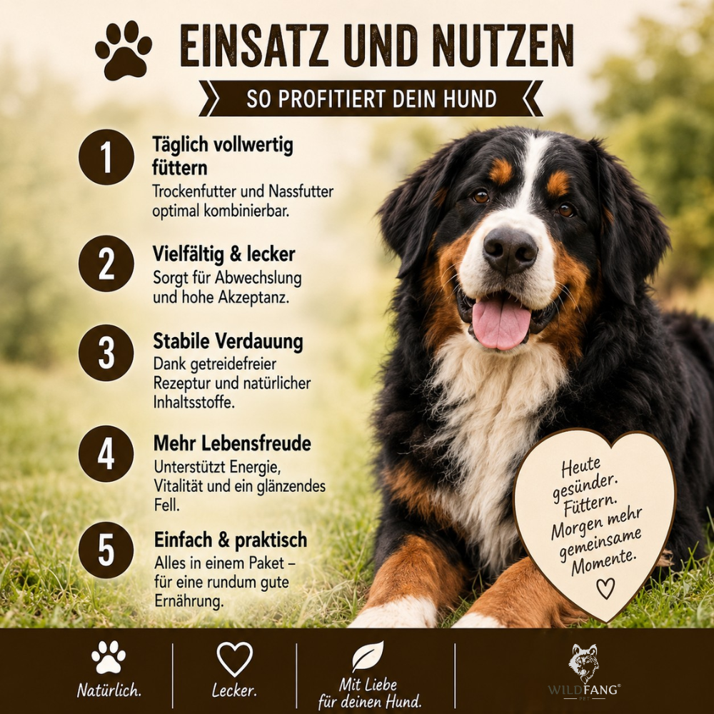 Adult Futterpaket Rind - getreidefrei-Hundefutter-Wildfang-