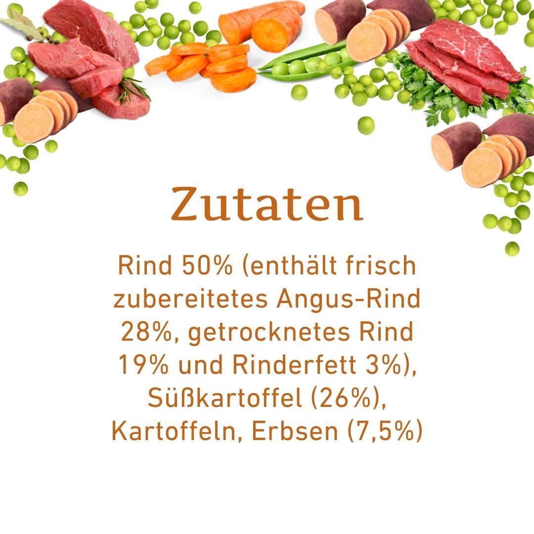 Adult Futterpaket Rind - getreidefrei-Hundefutter-Wildfang-