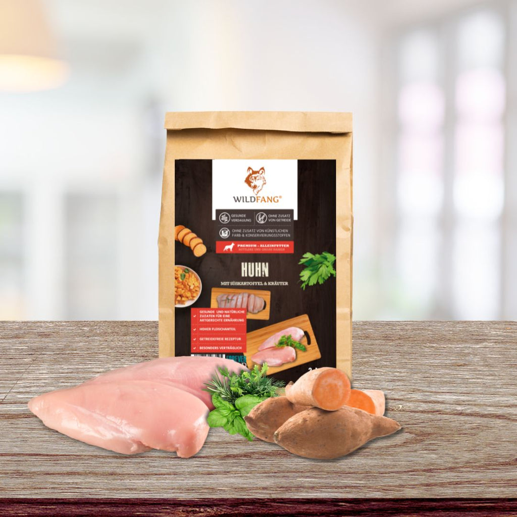Adult Trockenfutter Sparpack 2 x 2 kg mit Huhn & Kräuter - getreidefrei-Hundefutter-Wildfang-