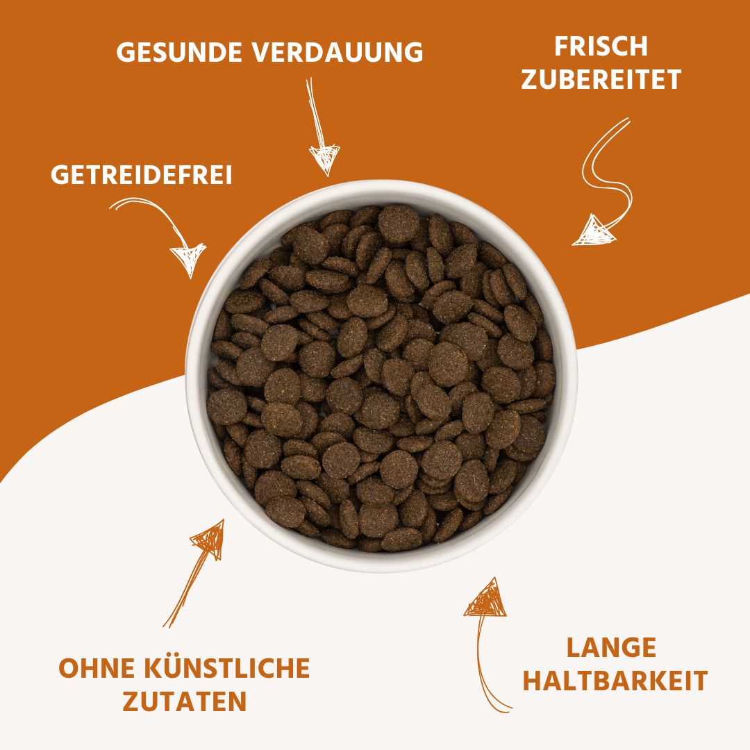 Adult Trockenfutter mit Lamm - getreidefrei-Hundefutter-Wildfang-