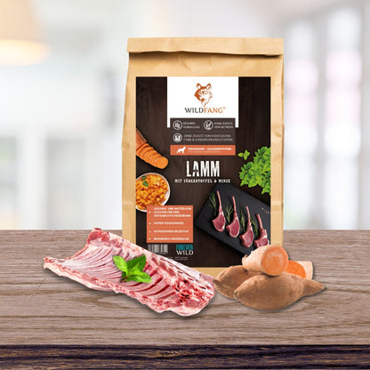 Adult Trockenfutter mit Lamm - getreidefrei-Hundefutter-Wildfang-