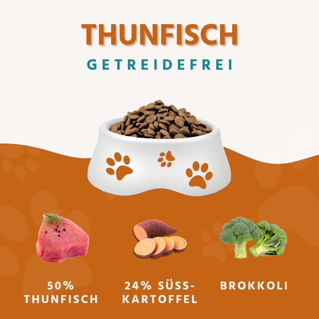 Adult Trockenfutter mit Thunfisch - getreidefrei-Hundefutter-Wildfang-