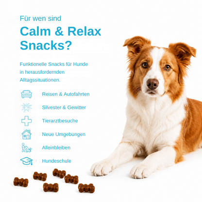 Calm & Relax - Funktionelle Snacks zur Beruhigung - 3er Set-Hundefutter-Wildfang-