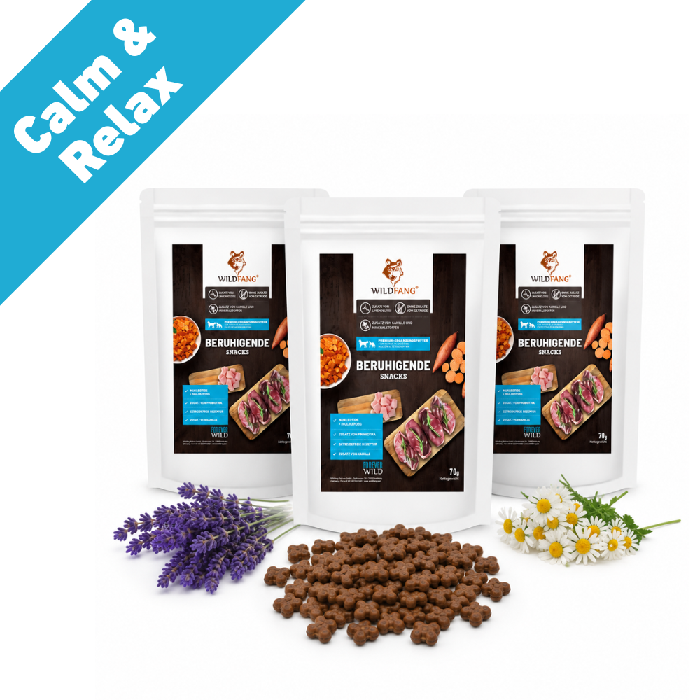 Calm & Relax - Funktionelle Snacks zur Beruhigung - 3er Set-Hundefutter-Wildfang-