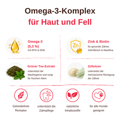 Dental Care – Funktionelle Zahnpflege Snacks für Hunde-Hundefutter-Wildfang-