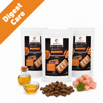 Digest Care – Funktionelle Snacks für eine gesunde Verdauung - 3er Set-Hundefutter-Wildfang-