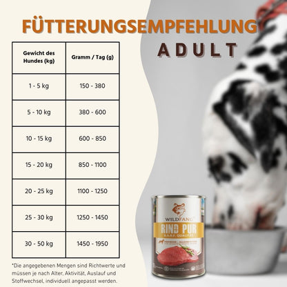 Nassfutter Mix 6 x 800g - BARF Qualität-Hundefutter-Wildfang-
