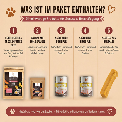 Paket "Gockelliebe"-Hundefutter-Wildfang-