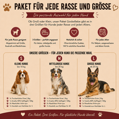 Paket "Gockelliebe"-Hundefutter-Wildfang-