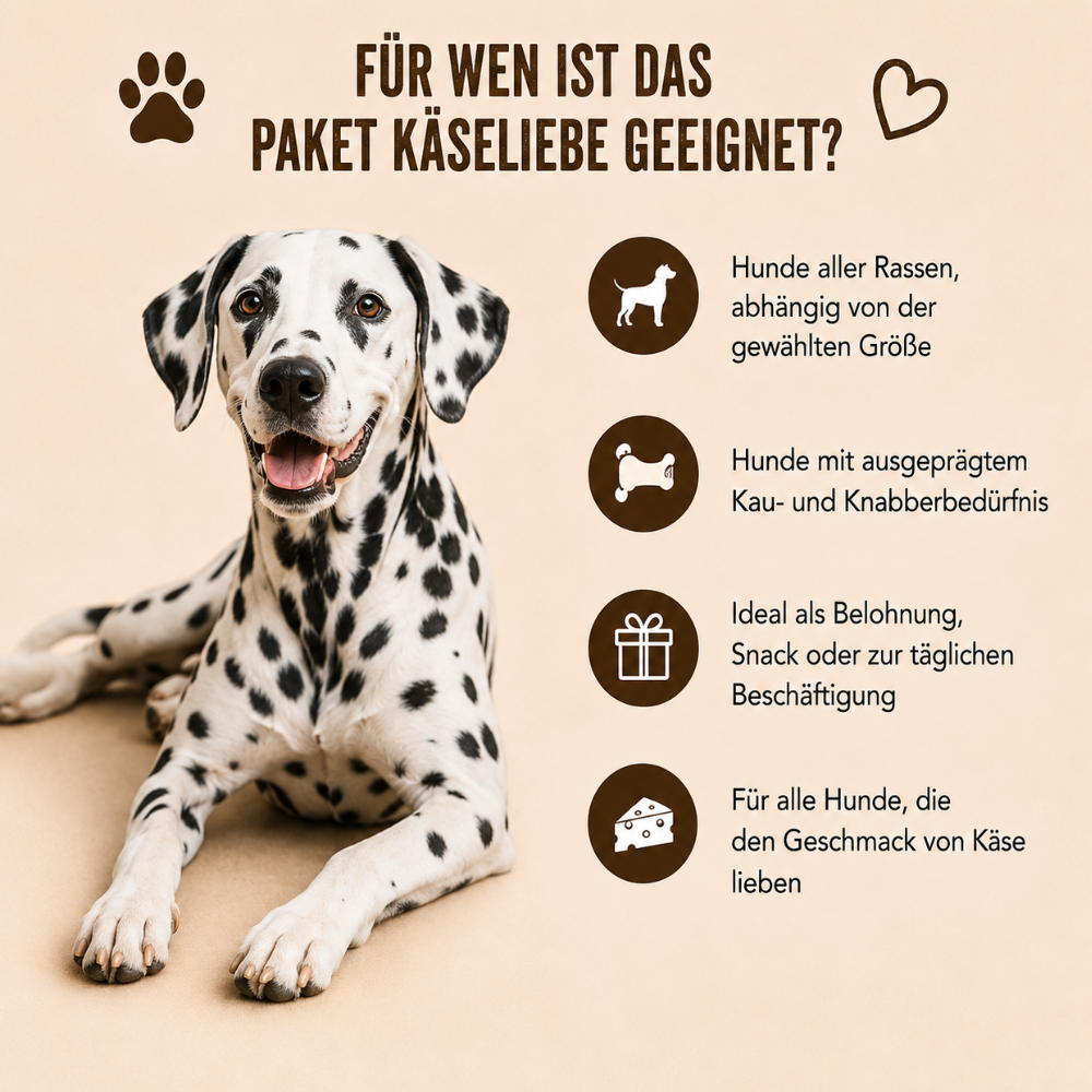 Paket "Käseliebe"-Hundefutter-Wildfang-