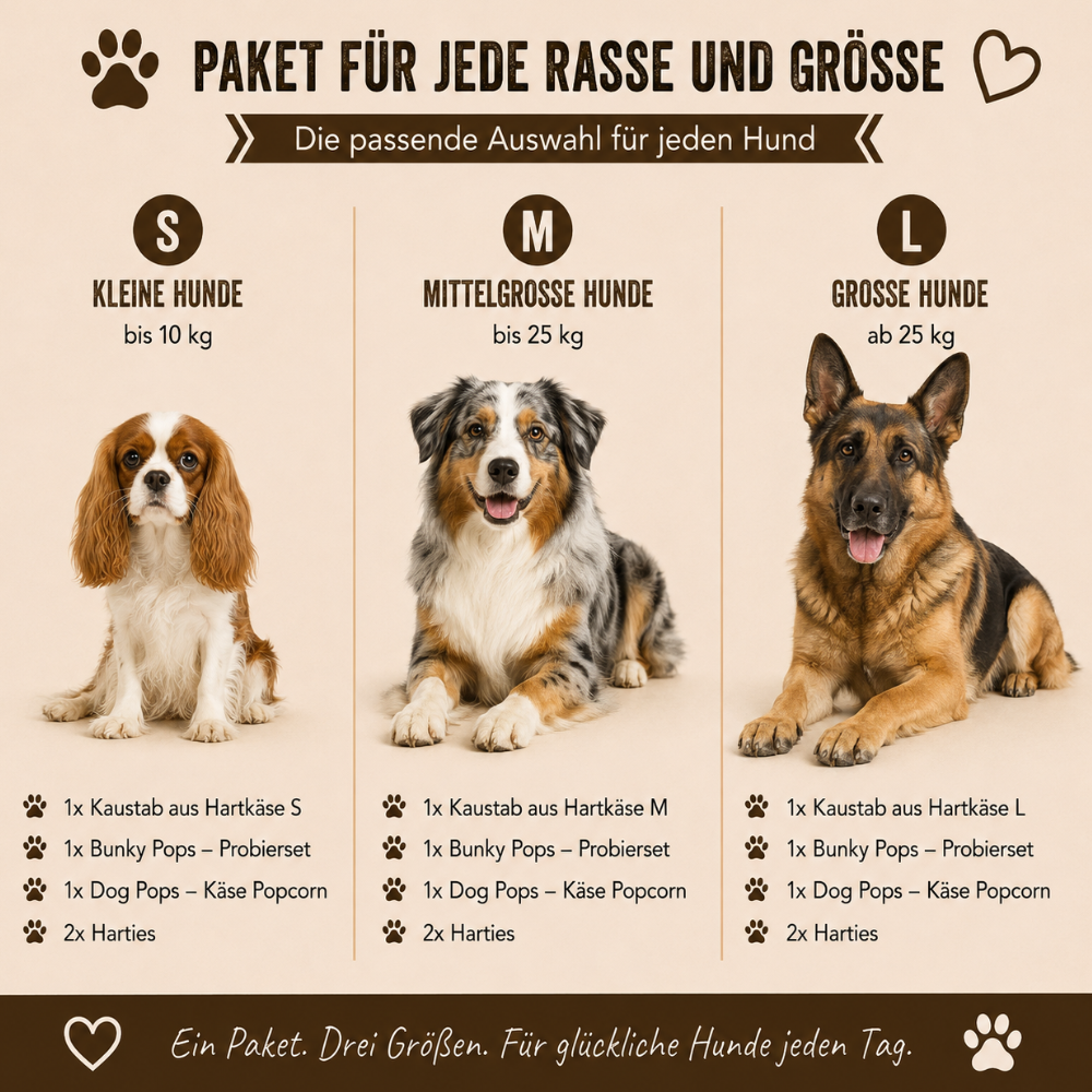 Paket "Käseliebe"-Hundefutter-Wildfang-
