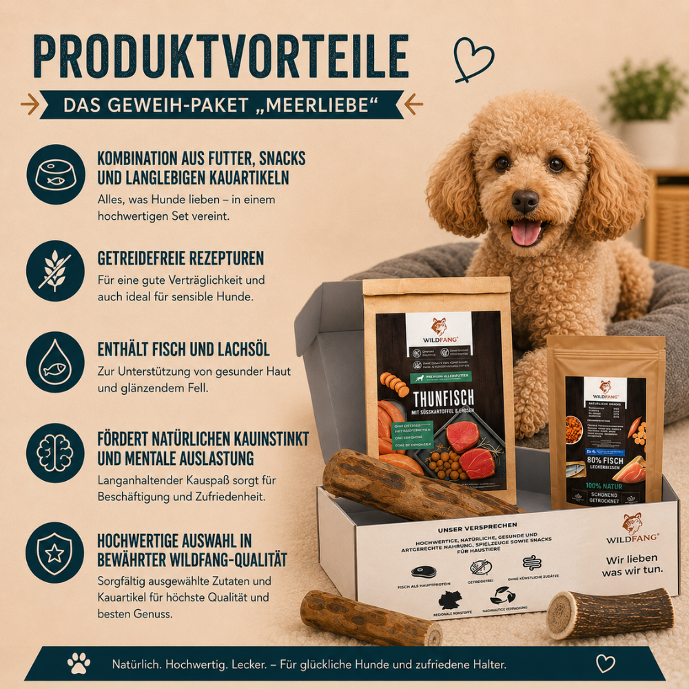 Paket "Meerliebe"-Hundefutter-Wildfang-