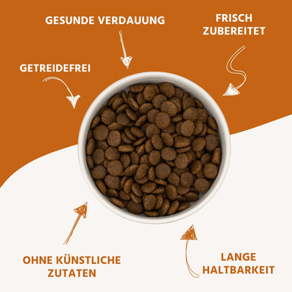Adult Trockenfutter Sparpack 2 x 2 kg mit Ente - getreidefrei-Hundefutter-Wildfang-