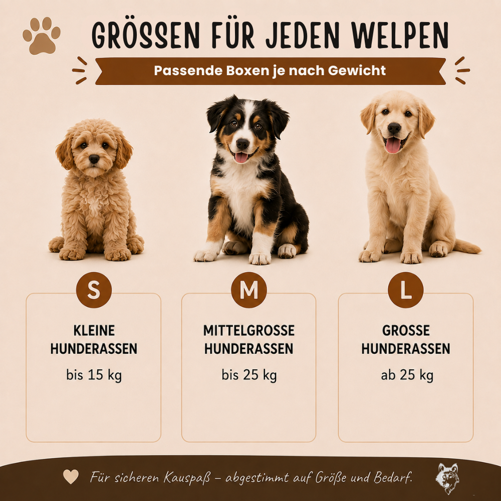 Welpen Paket "Willkommen Fellnase"-Hundefutter-Wildfang-