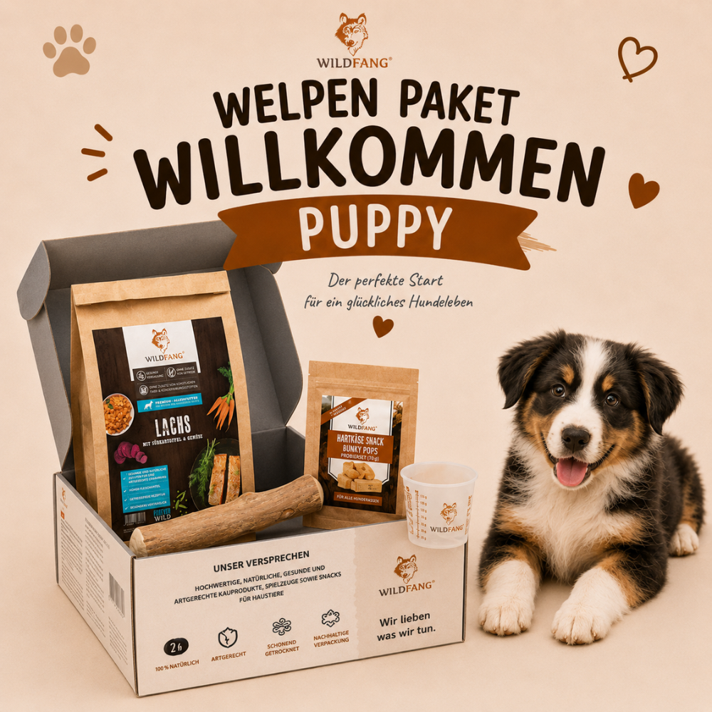 Welpen Paket "Willkommen Puppy"-Hundefutter-Wildfang-
