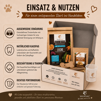 Welpen Paket "Willkommen Puppy"-Hundefutter-Wildfang-
