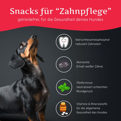 Zahnpflege Snacks - getreidefrei - 3er Set-Hundefutter-Wildfang-