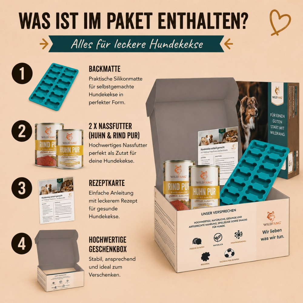 Backset für Hundekekse-Hundespielzeug-Wildfang-