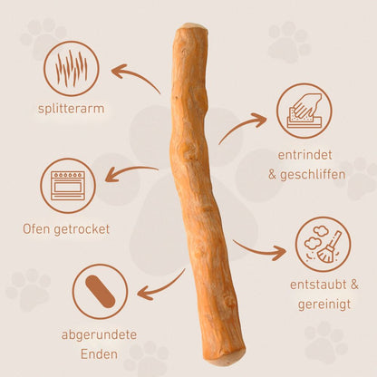 Kaffeeholz Kaustab - 3er Set-Hundespielzeug-Wildfang-