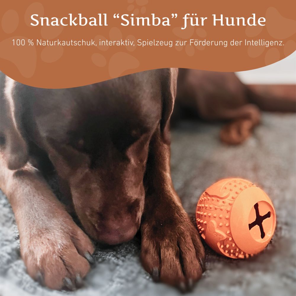Snackball "Simba"-Hundespielzeug-Wildfang-