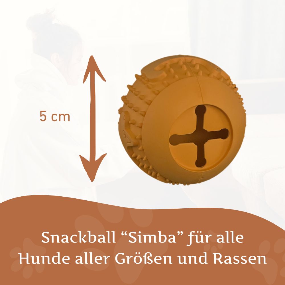 Snackball "Simba"-Hundespielzeug-Wildfang-