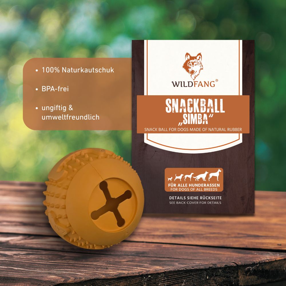 Snackball "Simba"-Hundespielzeug-Wildfang-