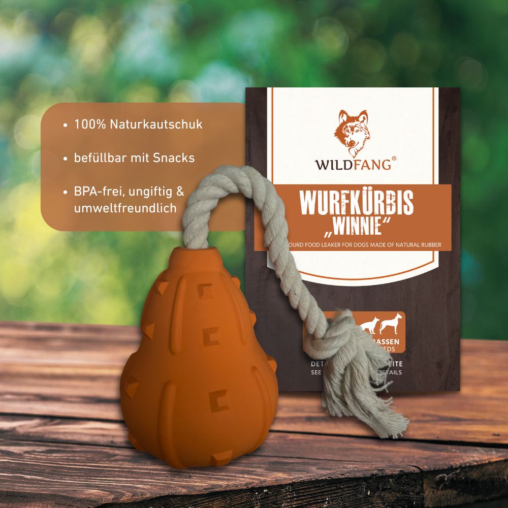 Wurfkürbis "Winnie"-Hundespielzeug-Wildfang-