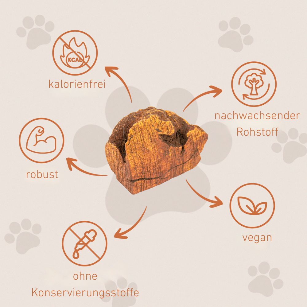 Kauwurzel aus Baumheide - 3er Set-Hundespielzeug-Wildfang-