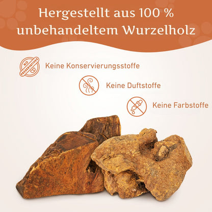 Kauwurzel aus Baumheide - 3er Set-Hundespielzeug-Wildfang-