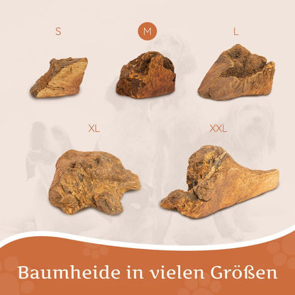 Kauwurzel aus Baumheide - 3er Set-Hundespielzeug-Wildfang-