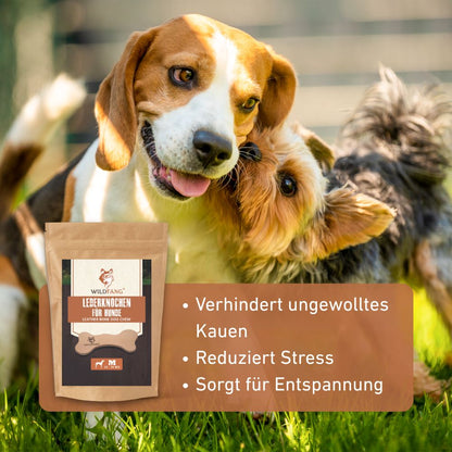 Lederknochen - Kauleder - 3er Set-Hundespielzeug-Wildfang-