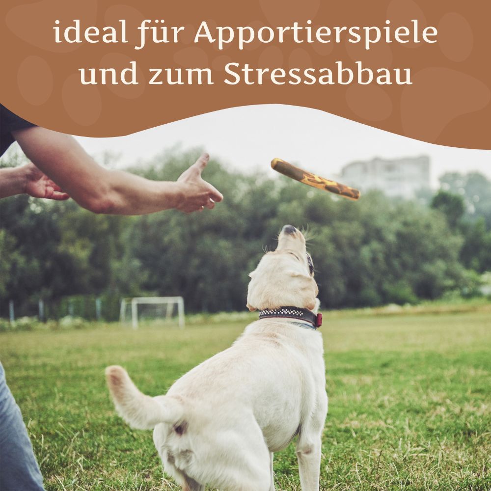 Olivenholz Kaustab - 3er Set-Hundespielzeug-Wildfang-