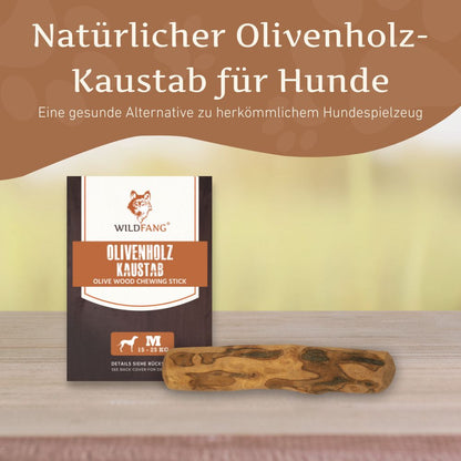 Olivenholz Kaustab - 3er Set-Hundespielzeug-Wildfang-