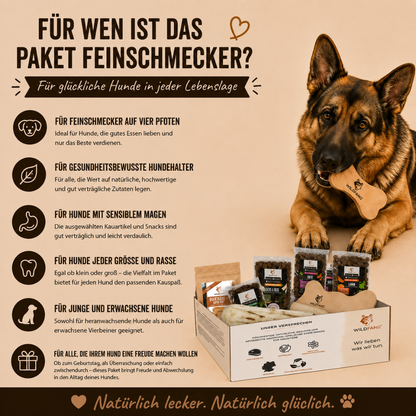 Paket "Feinschmecker"-Hundespielzeug-Wildfang-