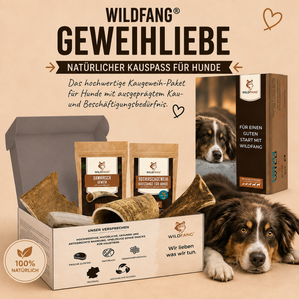 Paket "Geweihliebe"-Hundespielzeug-Wildfang-