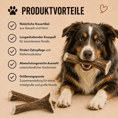 Paket "Geweihliebe"-Hundespielzeug-Wildfang-