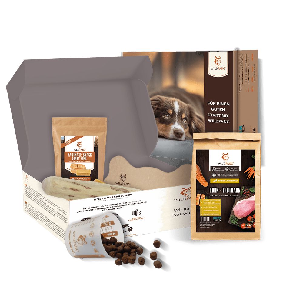 Welpen Paket "Willkommen Fellnase"-Hundefutter-Wildfang-