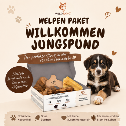 Welpen Paket "Willkommen Jungspund"-Hundespielzeug-Wildfang-